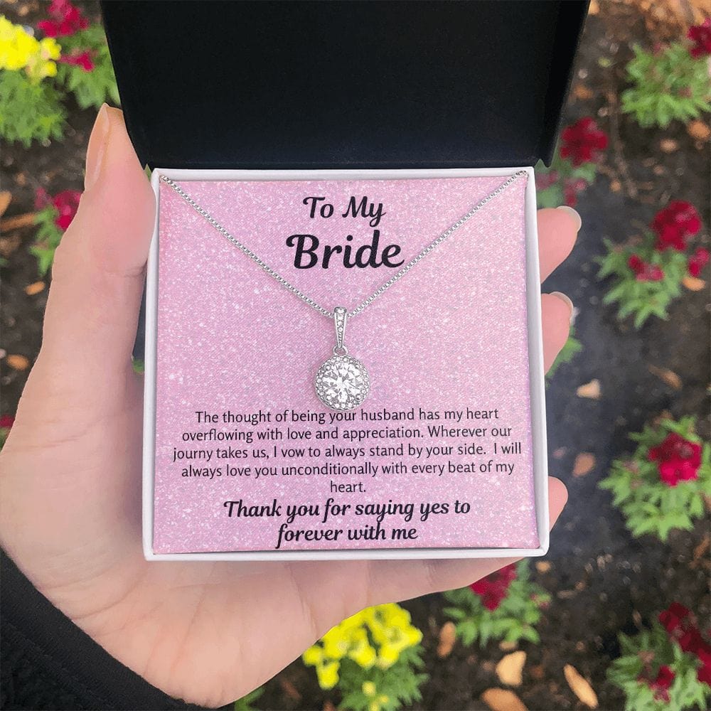 Bride Gift | To Bride From Groom, Wife To Be, Future Wife, Fiance Necklace, From Future Husband, Soon To Be Wife