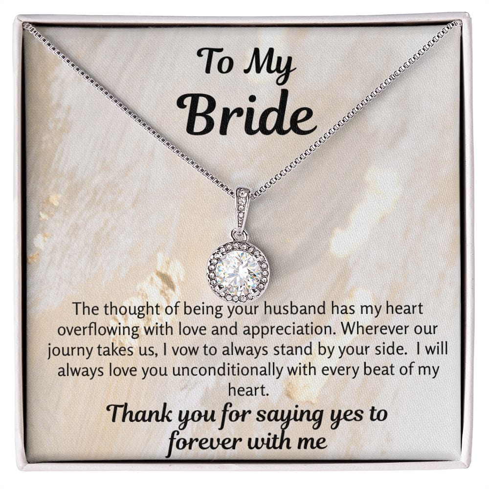 Bride Gift | To Bride From Groom, Wife To Be, Future Wife, Fiance Necklace, From Future Husband, Soon To Be Wife