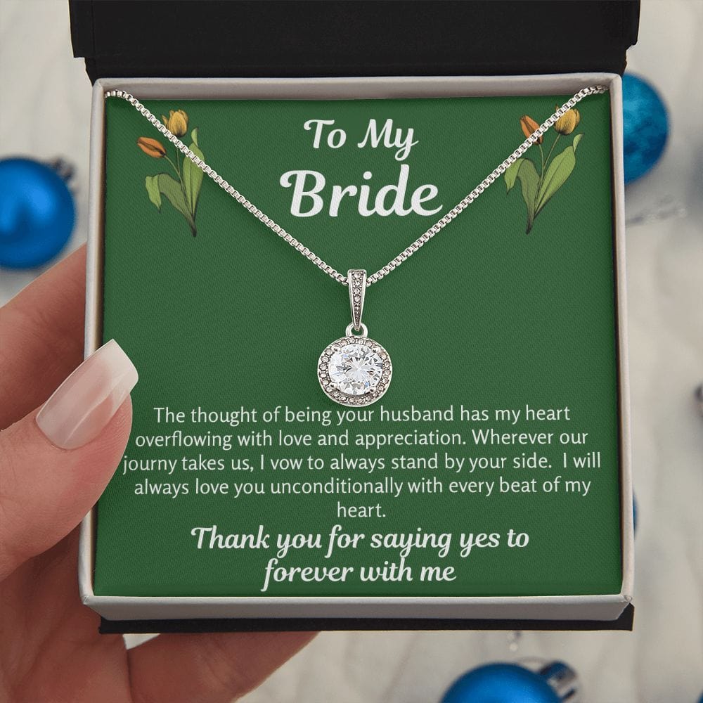 Bride Gift | To Bride From Groom, Wife To Be, Future Wife, Fiance Necklace, From Future Husband, Soon To Be Wife