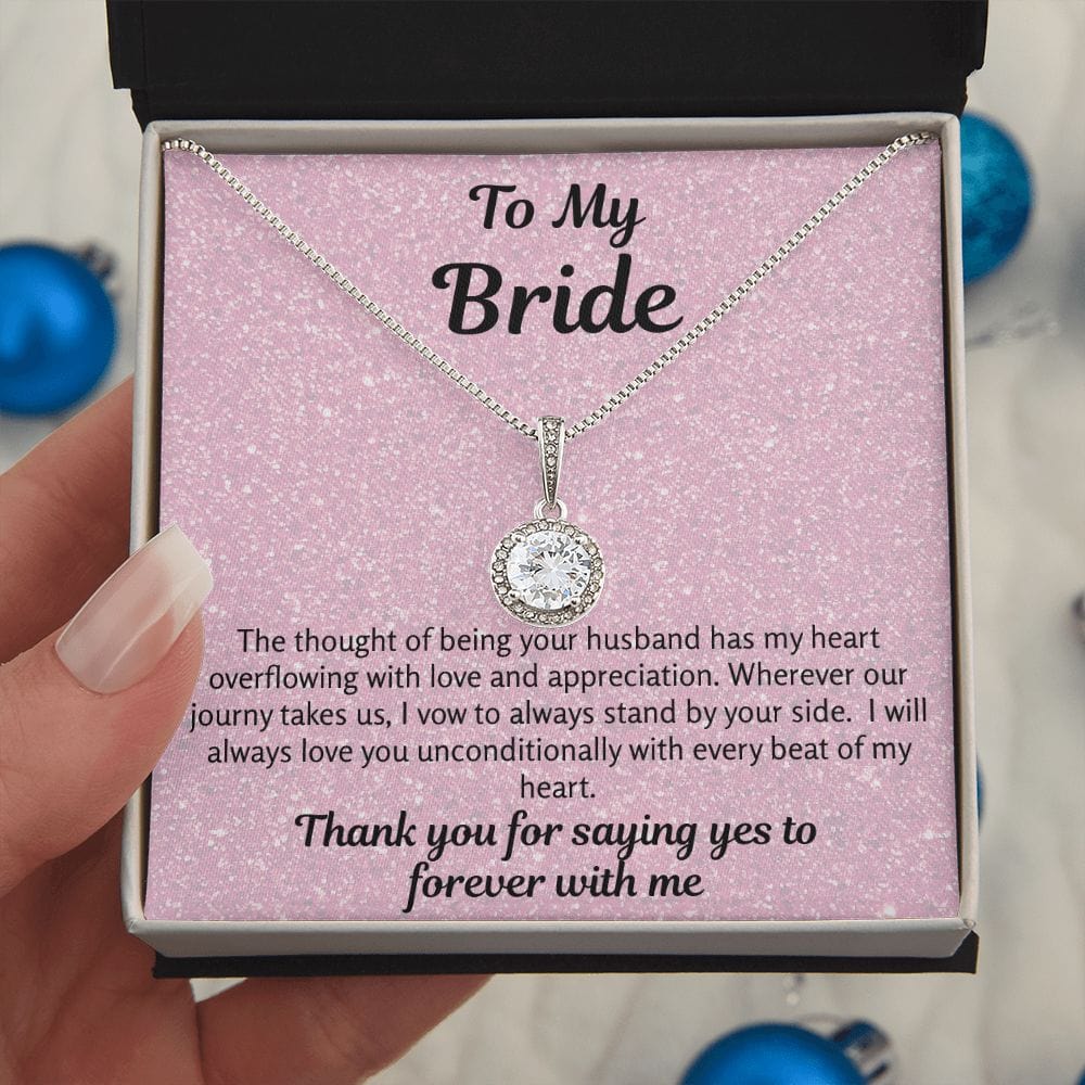Bride Gift | To Bride From Groom, Wife To Be, Future Wife, Fiance Necklace, From Future Husband, Soon To Be Wife