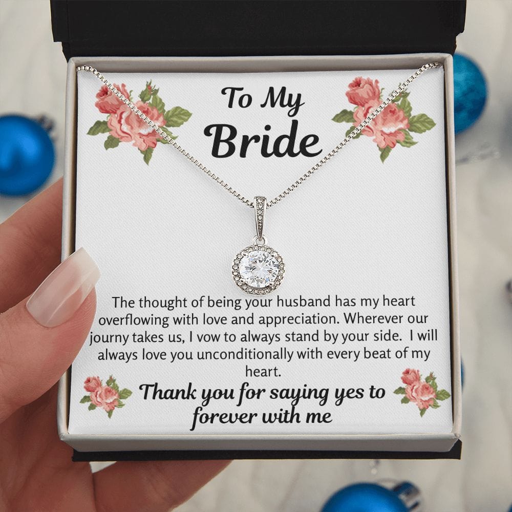 Bride Gift | To Bride From Groom, Wife To Be, Future Wife, Fiance Necklace, From Future Husband, Soon To Be Wife