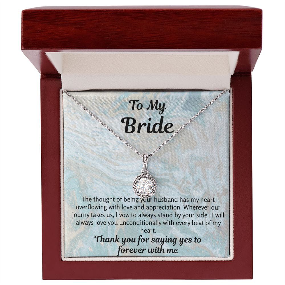 Bride Gift | To Bride From Groom, Wife To Be, Future Wife, Fiance Necklace, From Future Husband, Soon To Be Wife