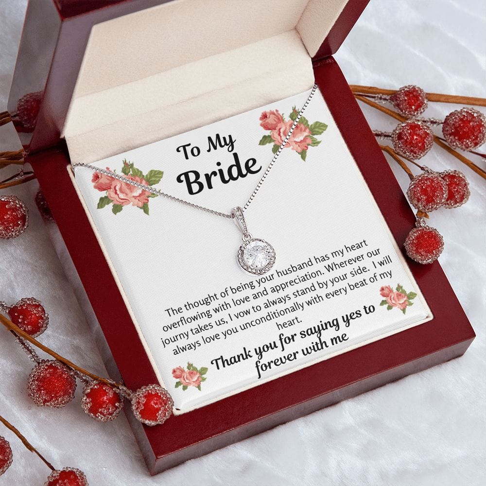 Bride Gift | To Bride From Groom, Wife To Be, Future Wife, Fiance Necklace, From Future Husband, Soon To Be Wife