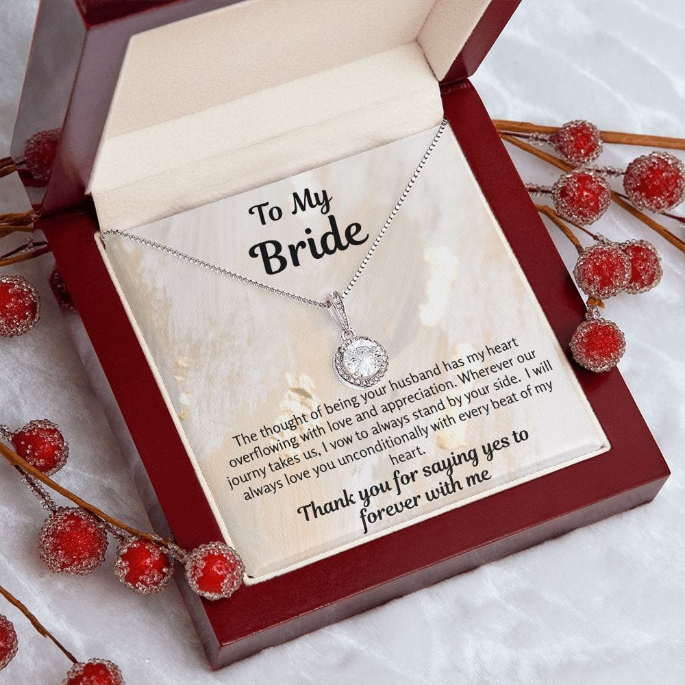Bride Gift | To Bride From Groom, Wife To Be, Future Wife, Fiance Necklace, From Future Husband, Soon To Be Wife