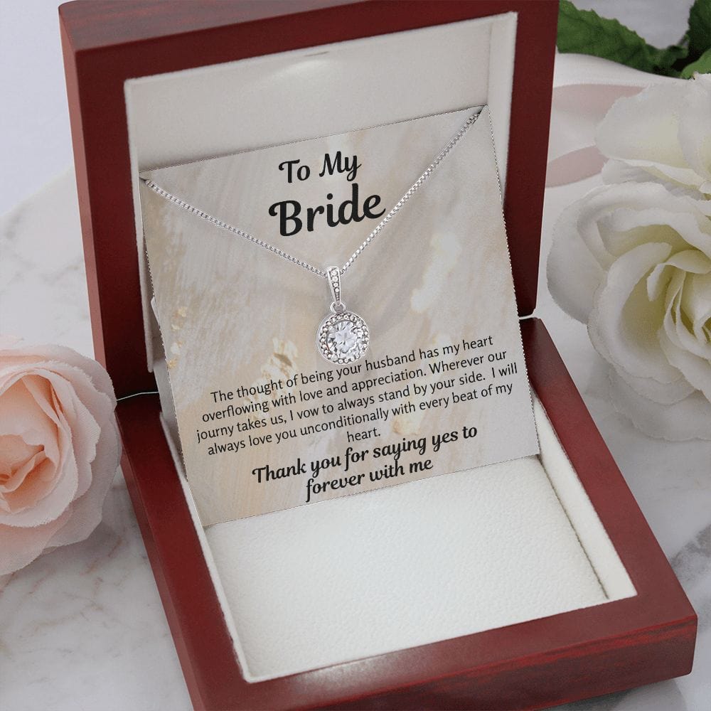 Bride Gift | To Bride From Groom, Wife To Be, Future Wife, Fiance Necklace, From Future Husband, Soon To Be Wife