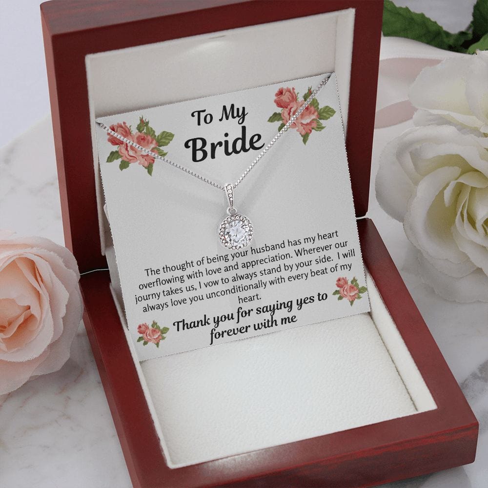 Bride Gift | To Bride From Groom, Wife To Be, Future Wife, Fiance Necklace, From Future Husband, Soon To Be Wife
