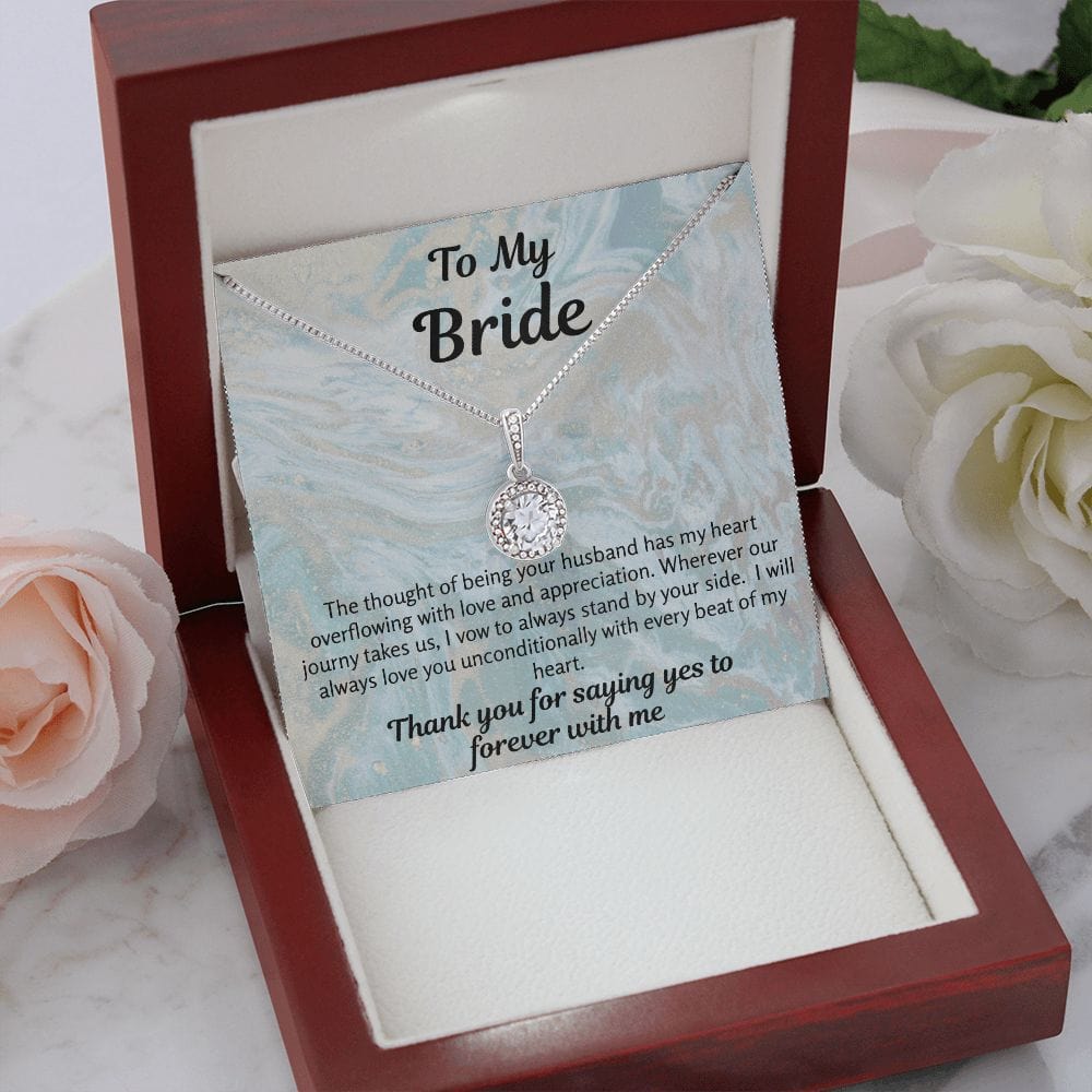 Bride Gift | To Bride From Groom, Wife To Be, Future Wife, Fiance Necklace, From Future Husband, Soon To Be Wife