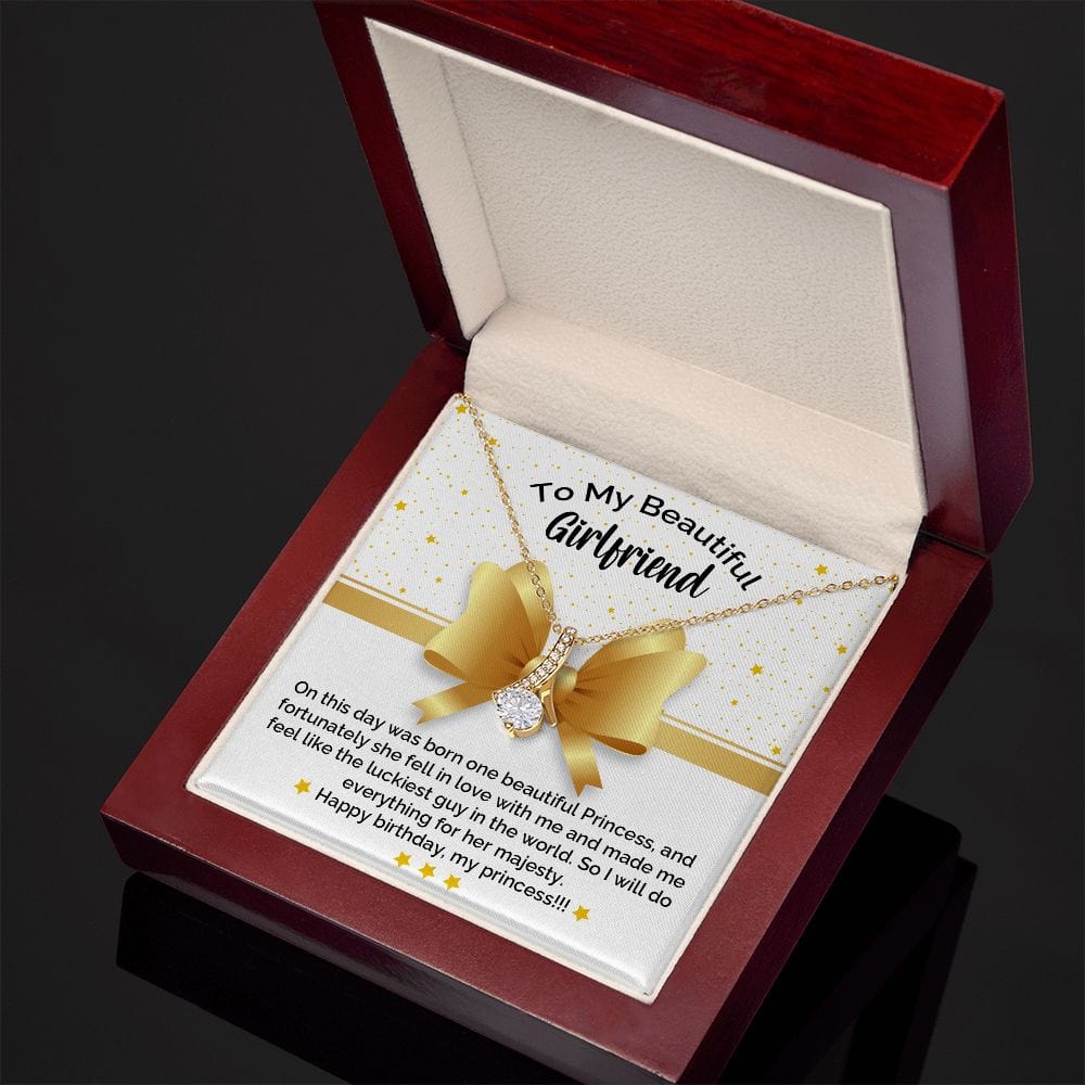 My Girlfriend - Happy Birthday Princess Necklace