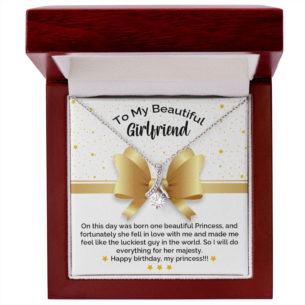 My Girlfriend - Happy Birthday Princess Necklace