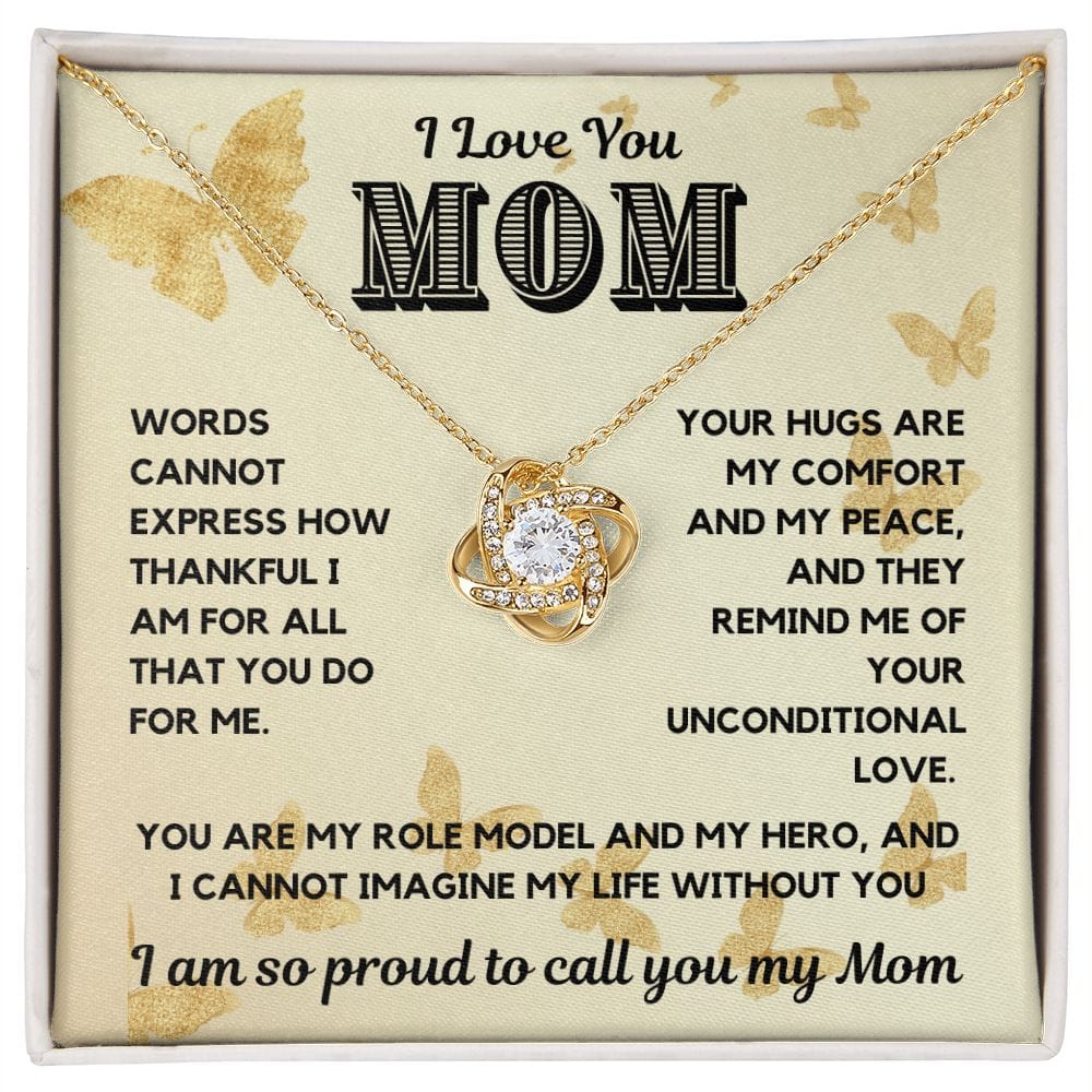 Gift For Mom | From Daughter, From Son, Necklace,Mothers Day, Birthday