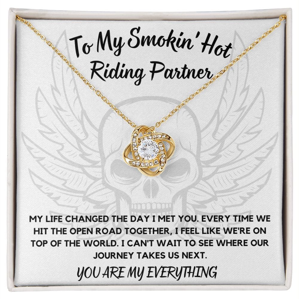 Soulmate Gift | Wife, Riding Partner, Biker, Motorcycle Lover Necklace, Birthday Mothers Day Anniversary