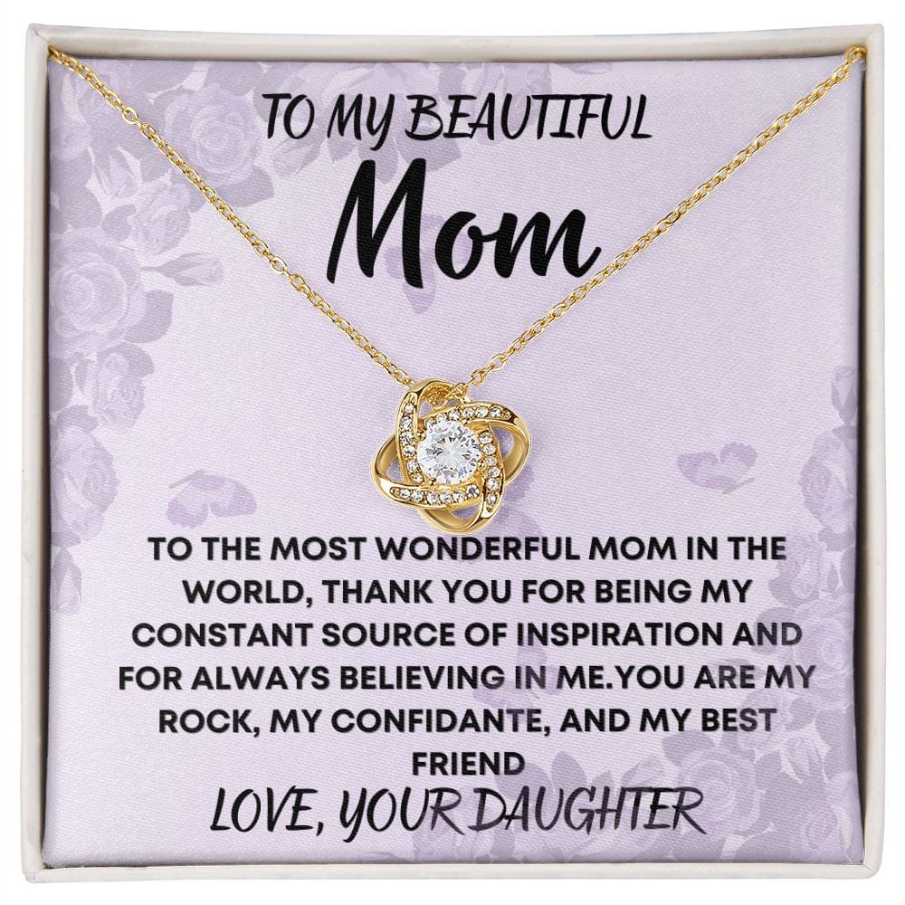 Gift For Mom | Necklace From Daughter, To Mom, Bonus Mom, Mother In Law, Mothers Day, Birthday