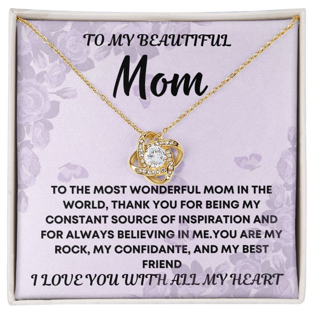 Gift For Mom | From Daughter, From Son, Necklace,Mothers Day, Birthday