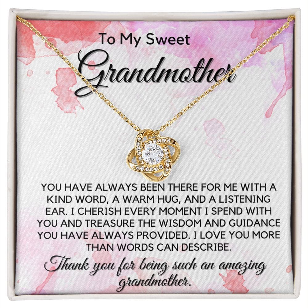 Grandmother Gift | To My Grandmother Necklace Grandparents Day Birthday From Granddaughter Grandson
