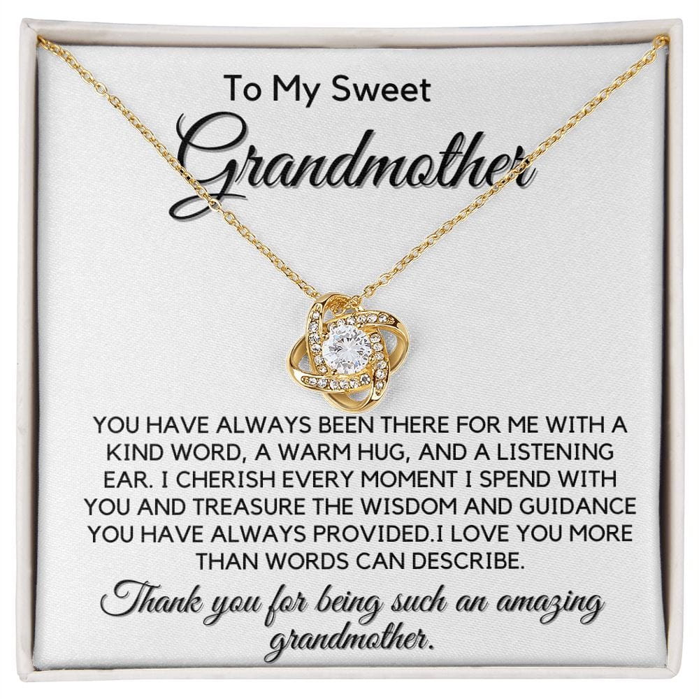 Grandmother Gift | To My Grandmother Necklace Grandparents Day Birthday From Granddaughter Grandson