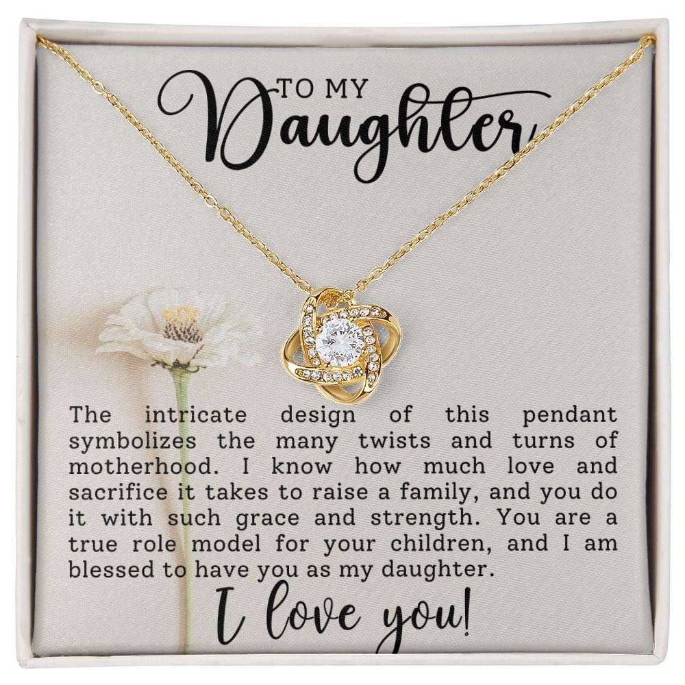 Daughter Gift | Necklace To Daughter, Motherhood, From Mom or Dad, Mothers Day, Birthday