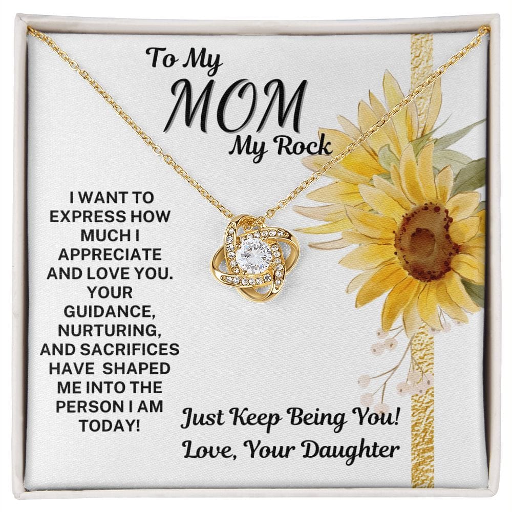 Mom Gift | From Daughter, Necklace, Mothers Day, Birthday, Bonus Daughter