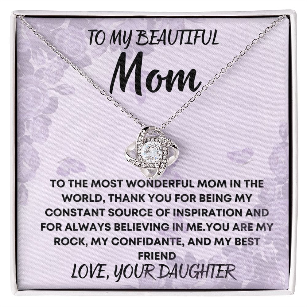 Gift For Mom | Necklace From Daughter, To Mom, Bonus Mom, Mother In Law, Mothers Day, Birthday