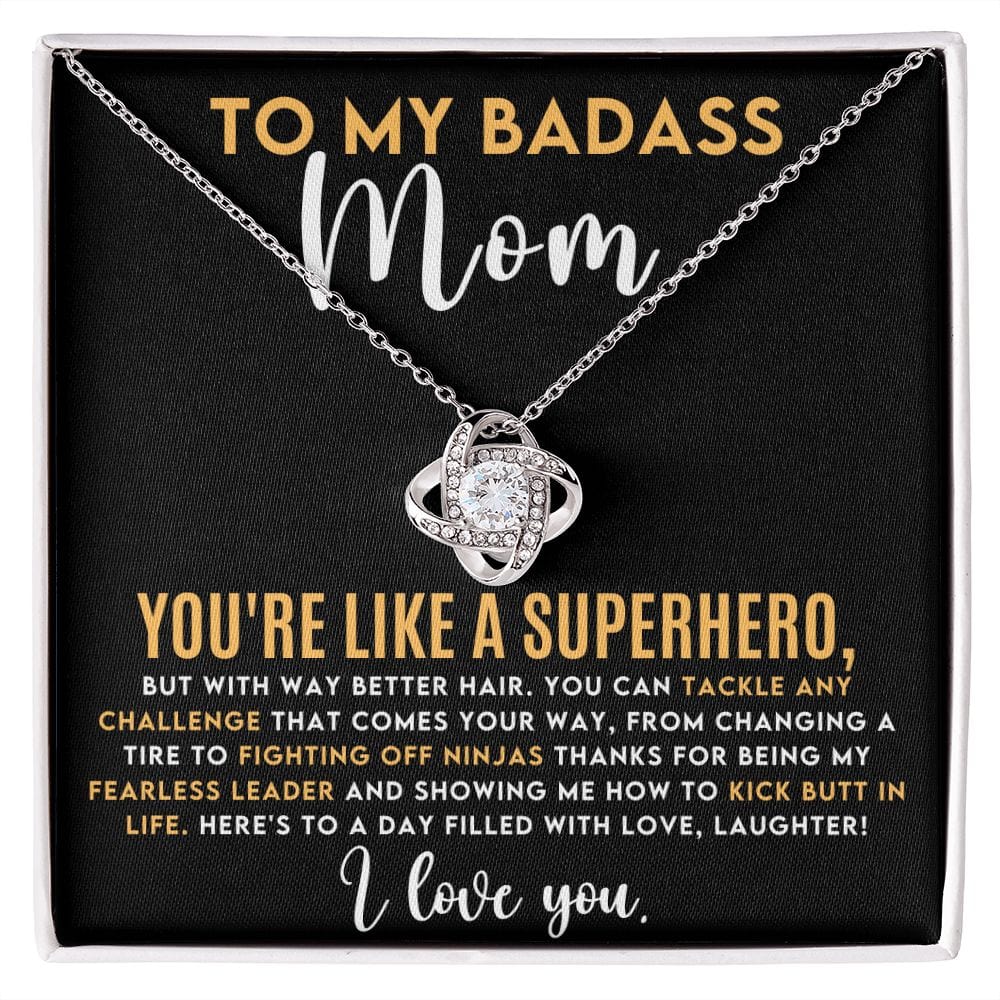 Mom Gift | Badass, Superhero Mother, Birthday, Mothers Day, From Son, Daughter