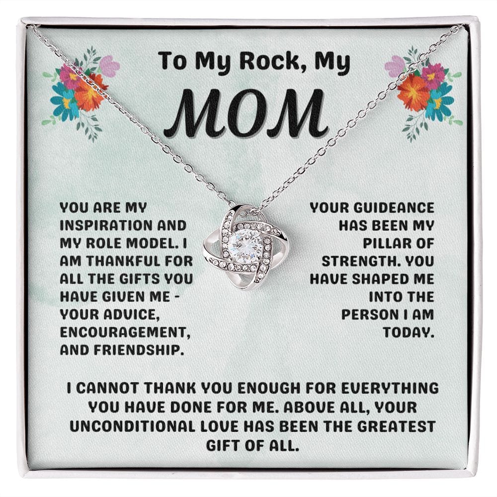 Gift To Mom | My Rock Inspiration Necklace Mother Birthday Mothers Day