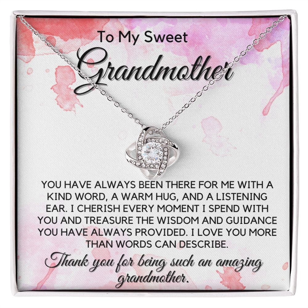 Grandmother Gift | To My Grandmother Necklace Grandparents Day Birthday From Granddaughter Grandson