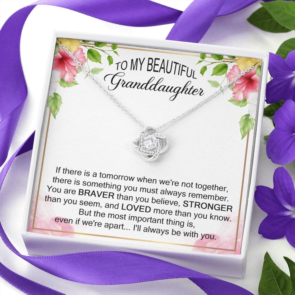 Granddaughter Gift - Necklace From Grandmother, Grandfather, Birthday, Graduation