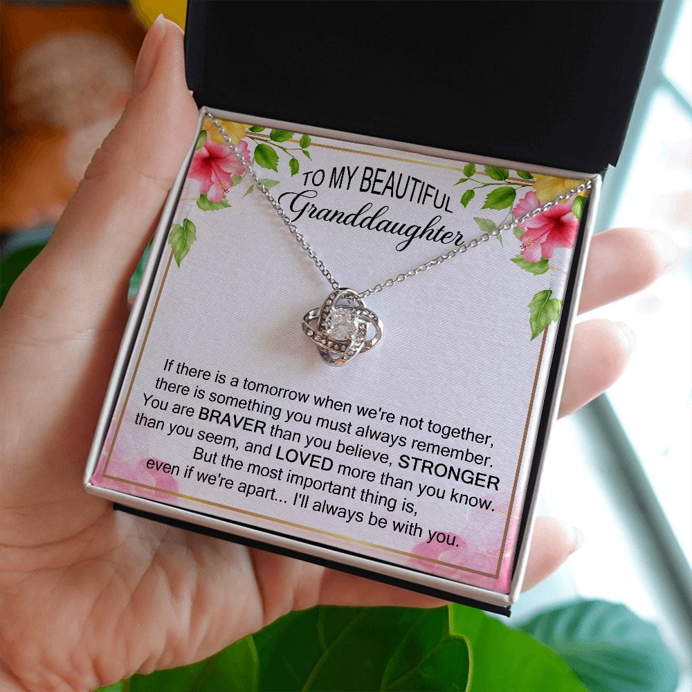 Granddaughter Gift - Necklace From Grandmother, Grandfather, Birthday, Graduation