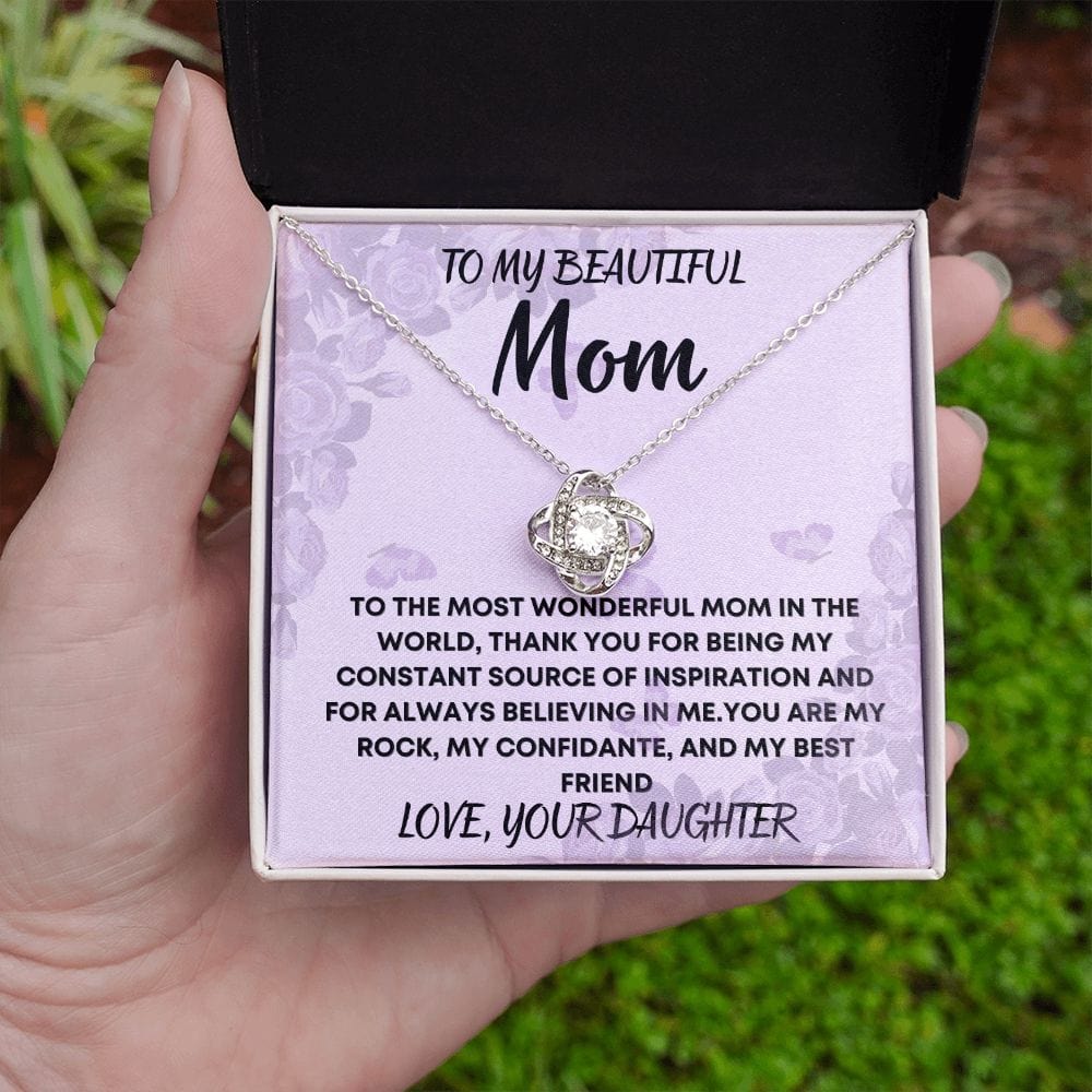 Gift For Mom | Necklace From Daughter, To Mom, Bonus Mom, Mother In Law, Mothers Day, Birthday