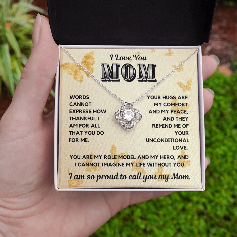 Gift For Mom | From Daughter, From Son, Necklace,Mothers Day, Birthday