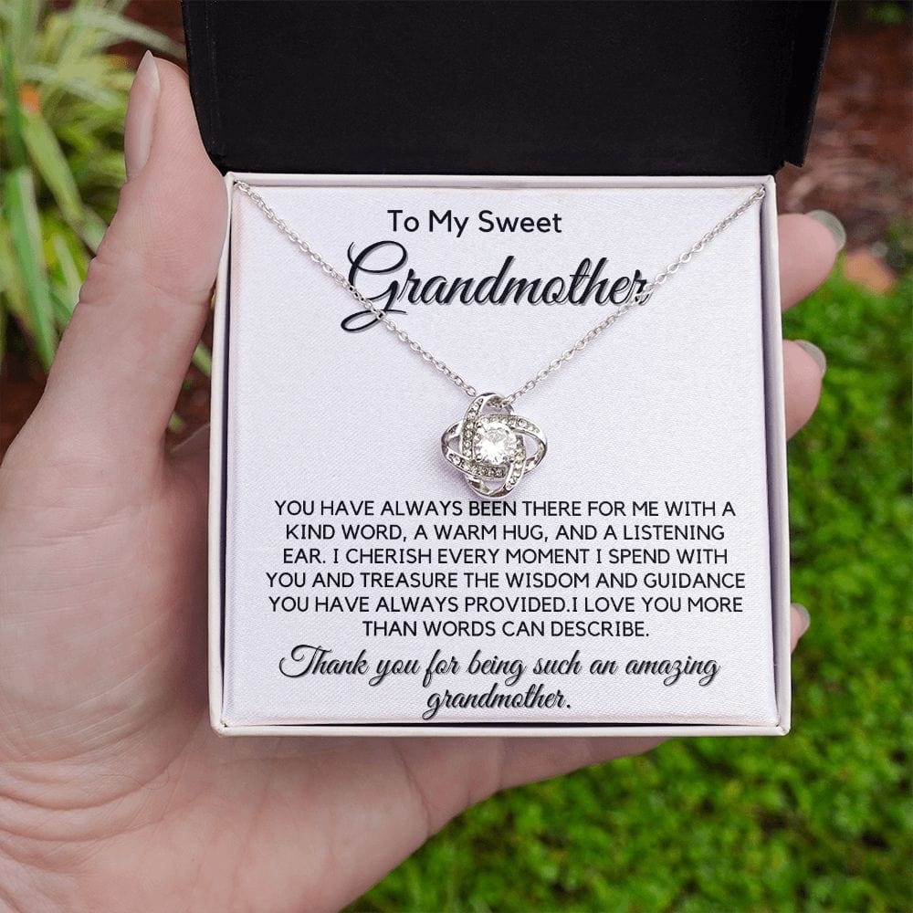 Grandmother Gift | To My Grandmother Necklace Grandparents Day Birthday From Granddaughter Grandson