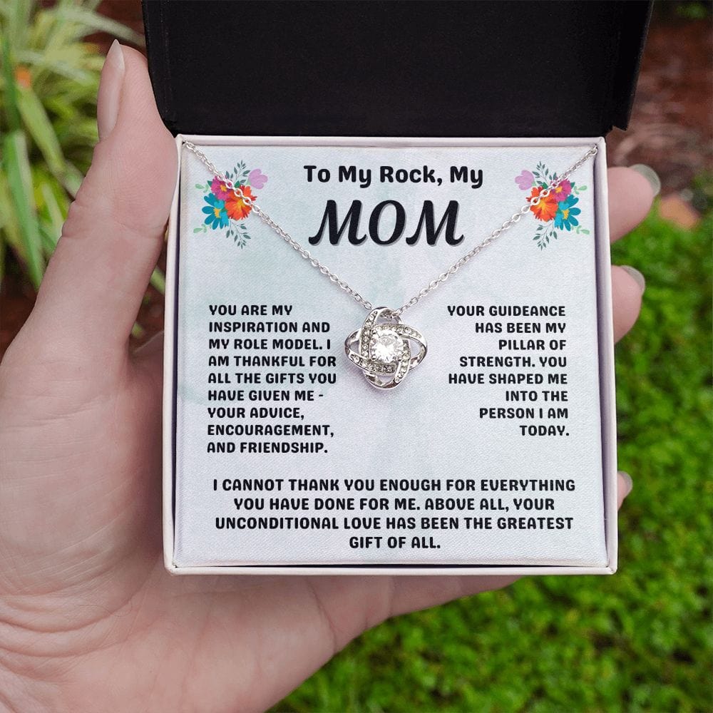 Gift To Mom | My Rock Inspiration Necklace Mother Birthday Mothers Day