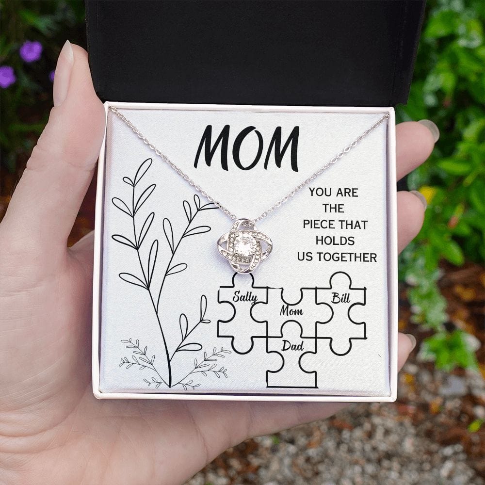 Mom Gift | Puzzle Piece Personalized Family Gift, Mothers Day, Birthday, From Family