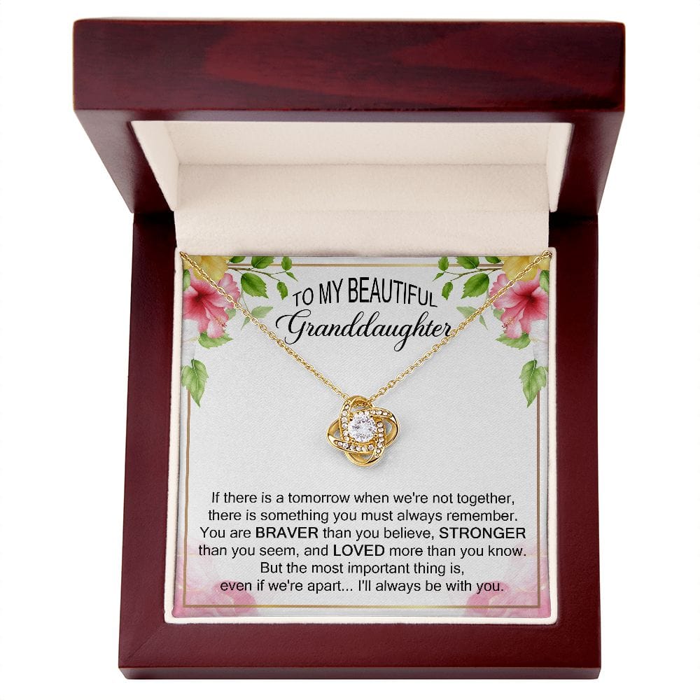Granddaughter Gift - Necklace From Grandmother, Grandfather, Birthday, Graduation