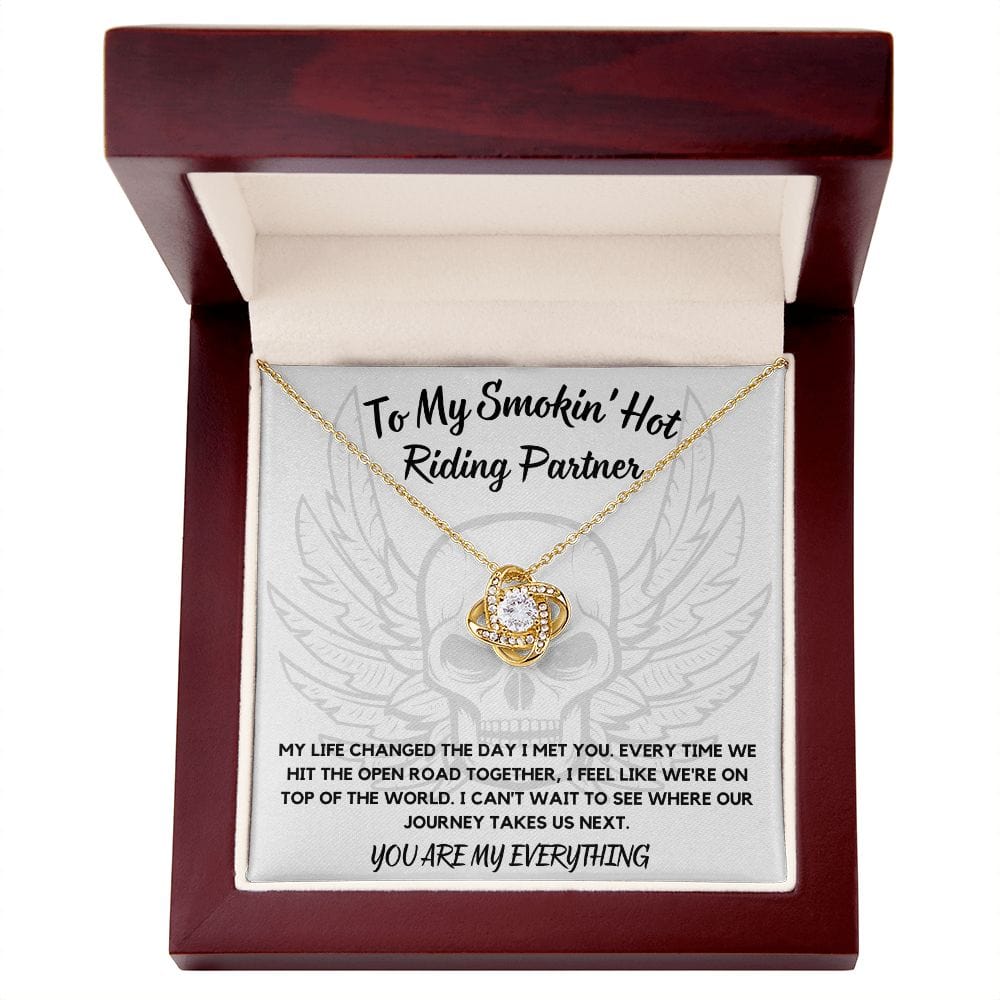 Soulmate Gift | Wife, Riding Partner, Biker, Motorcycle Lover Necklace, Birthday Mothers Day Anniversary