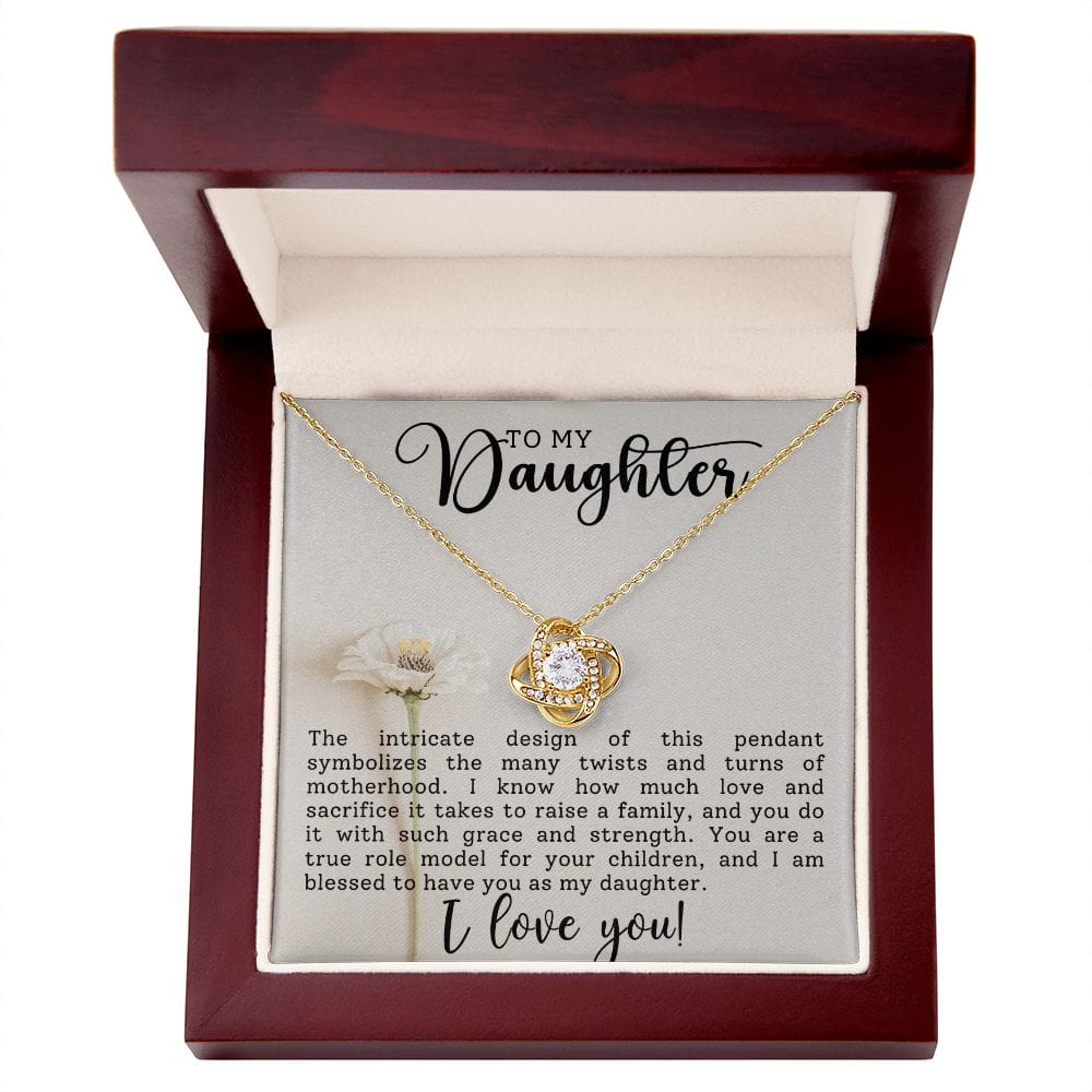 Daughter Gift | Necklace To Daughter, Motherhood, From Mom or Dad, Mothers Day, Birthday