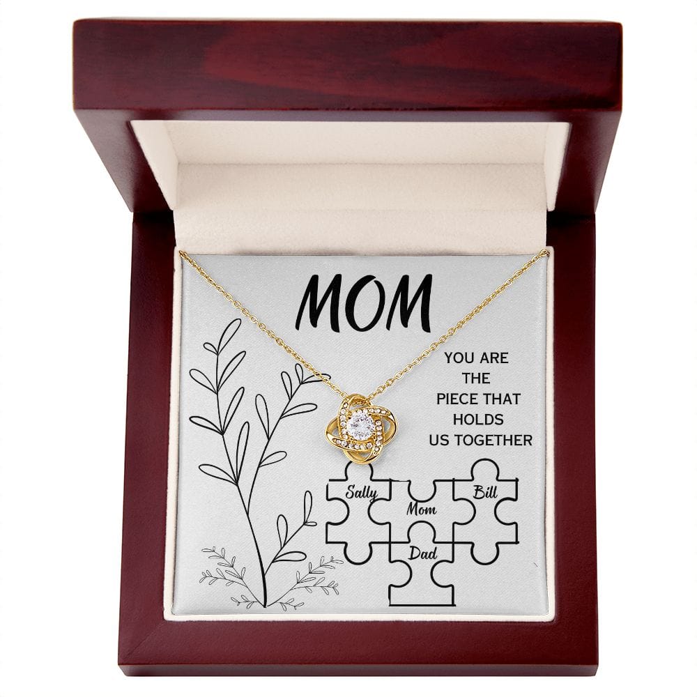 Mom Gift | Puzzle Piece Personalized Family Gift, Mothers Day, Birthday, From Family