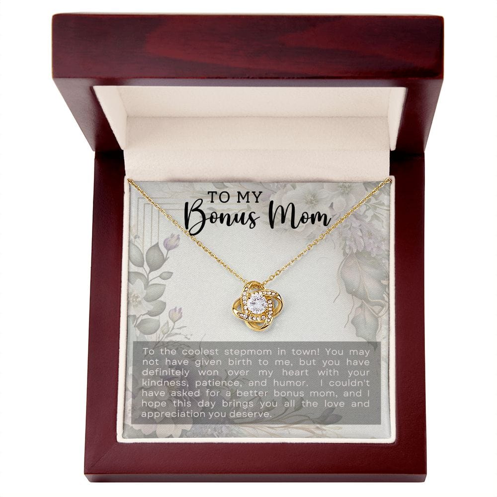 Gift To Bonus Mom | Necklace gift To Stepped Up Mom, From Daughter Son, Mothers Day, Birthday