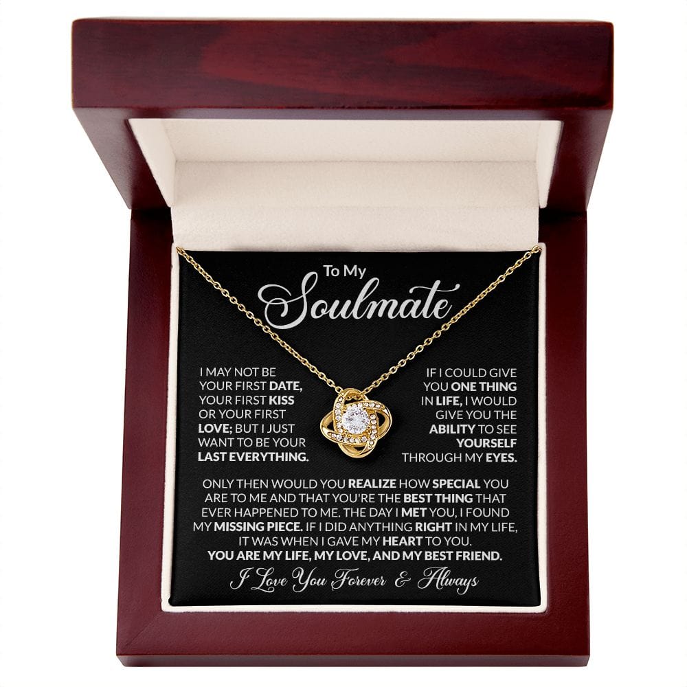 Soulmate Gift | To My Wife, Everything Love Necklace, Birthday, Anniversary, Mothers Day