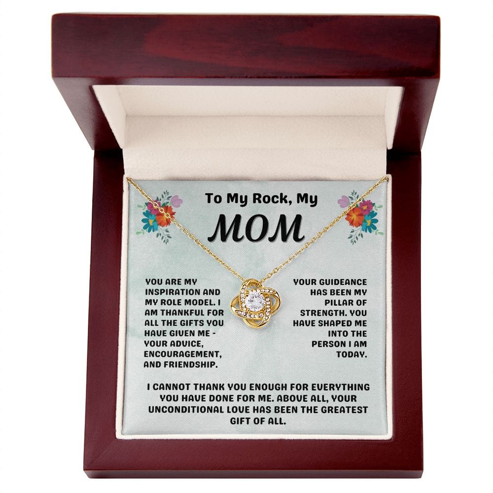 Gift To Mom | My Rock Inspiration Necklace Mother Birthday Mothers Day
