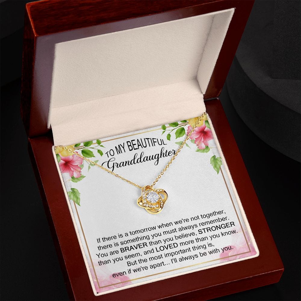 Granddaughter Gift - Necklace From Grandmother, Grandfather, Birthday, Graduation