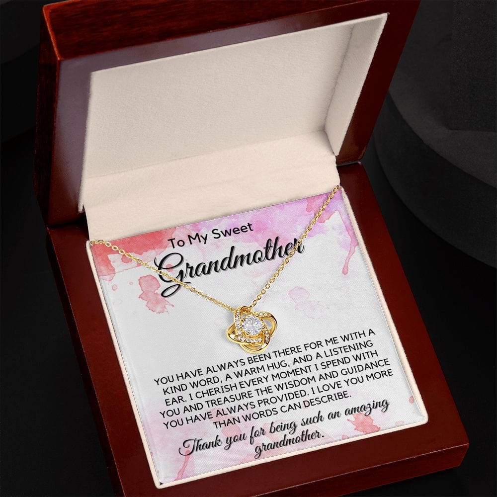 Grandmother Gift | To My Grandmother Necklace Grandparents Day Birthday From Granddaughter Grandson