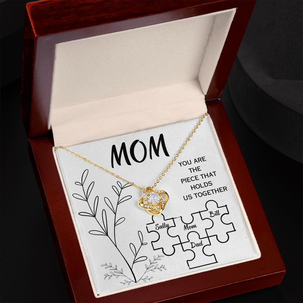 Mom Gift | Puzzle Piece Personalized Family Gift, Mothers Day, Birthday, From Family