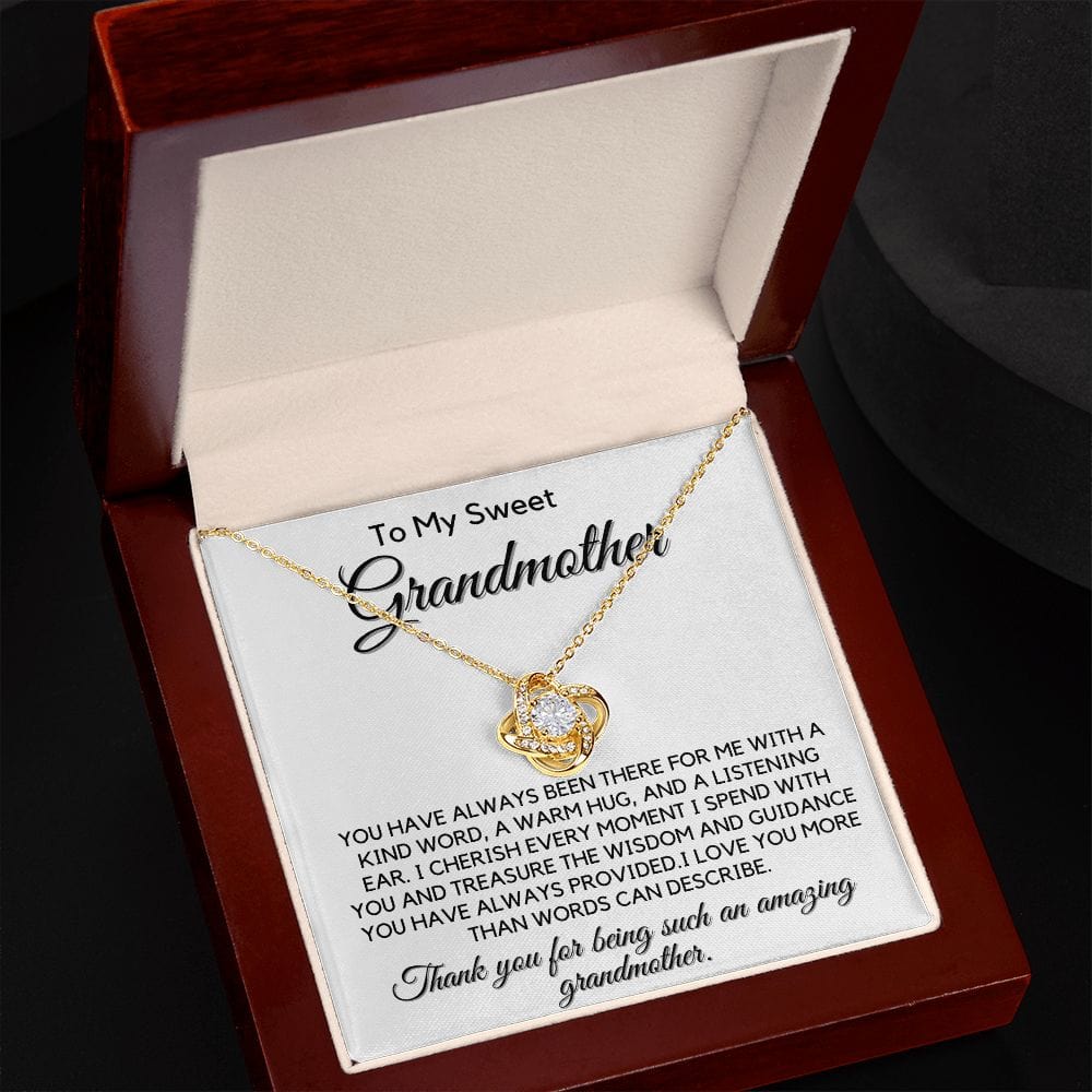 Grandmother Gift | To My Grandmother Necklace Grandparents Day Birthday From Granddaughter Grandson