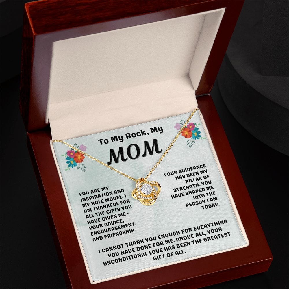 Gift To Mom | My Rock Inspiration Necklace Mother Birthday Mothers Day