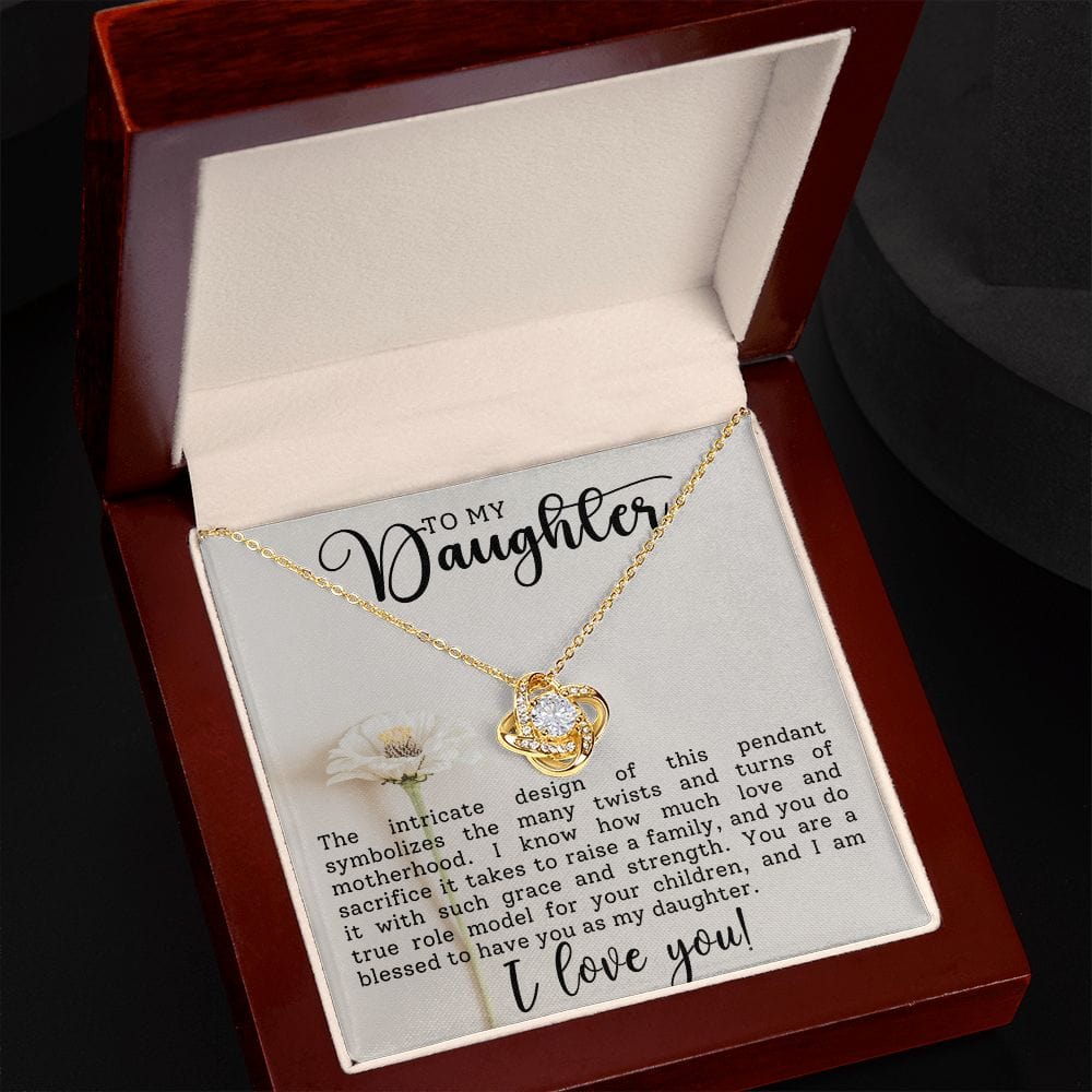 Daughter Gift | Necklace To Daughter, Motherhood, From Mom or Dad, Mothers Day, Birthday