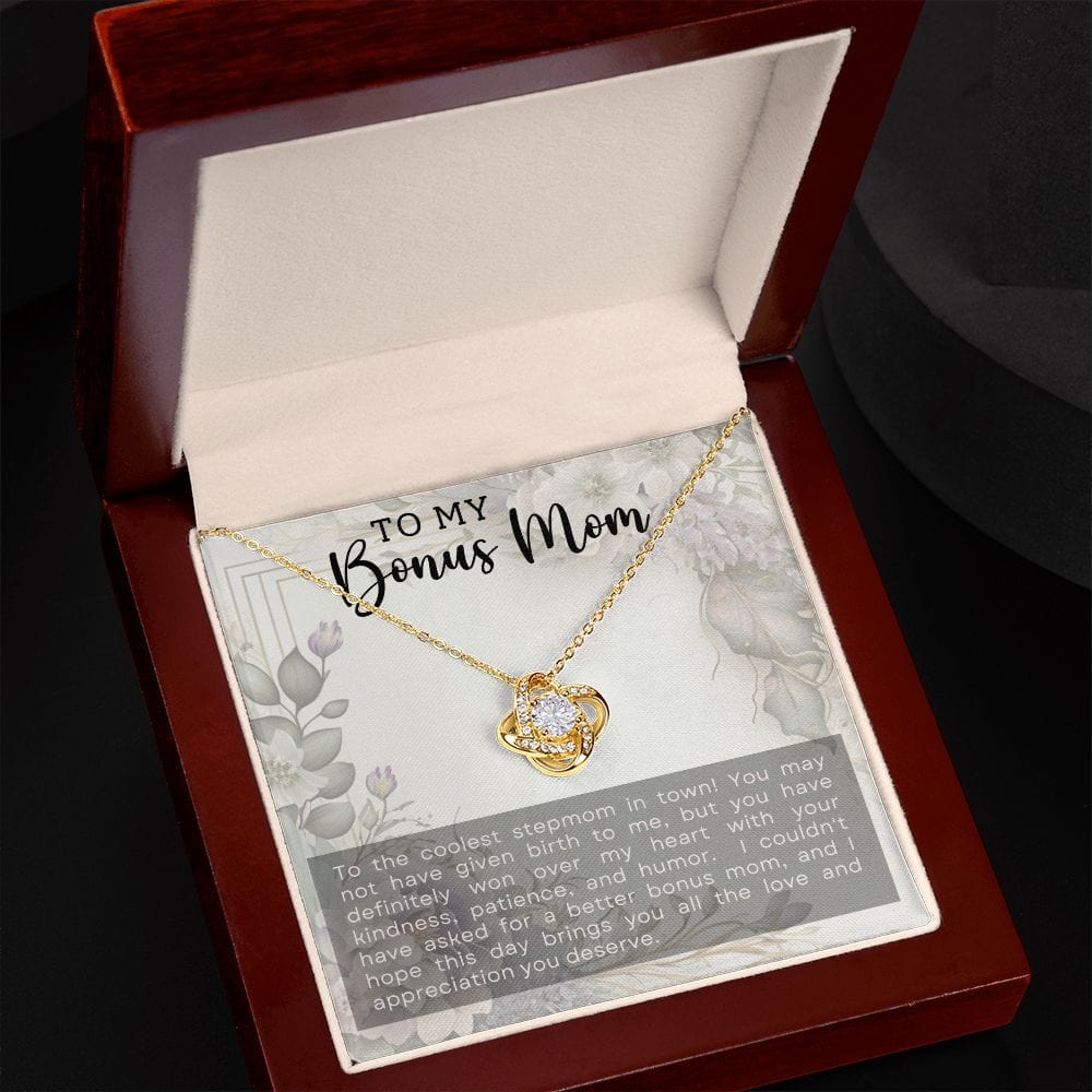 Gift To Bonus Mom | Necklace gift To Stepped Up Mom, From Daughter Son, Mothers Day, Birthday