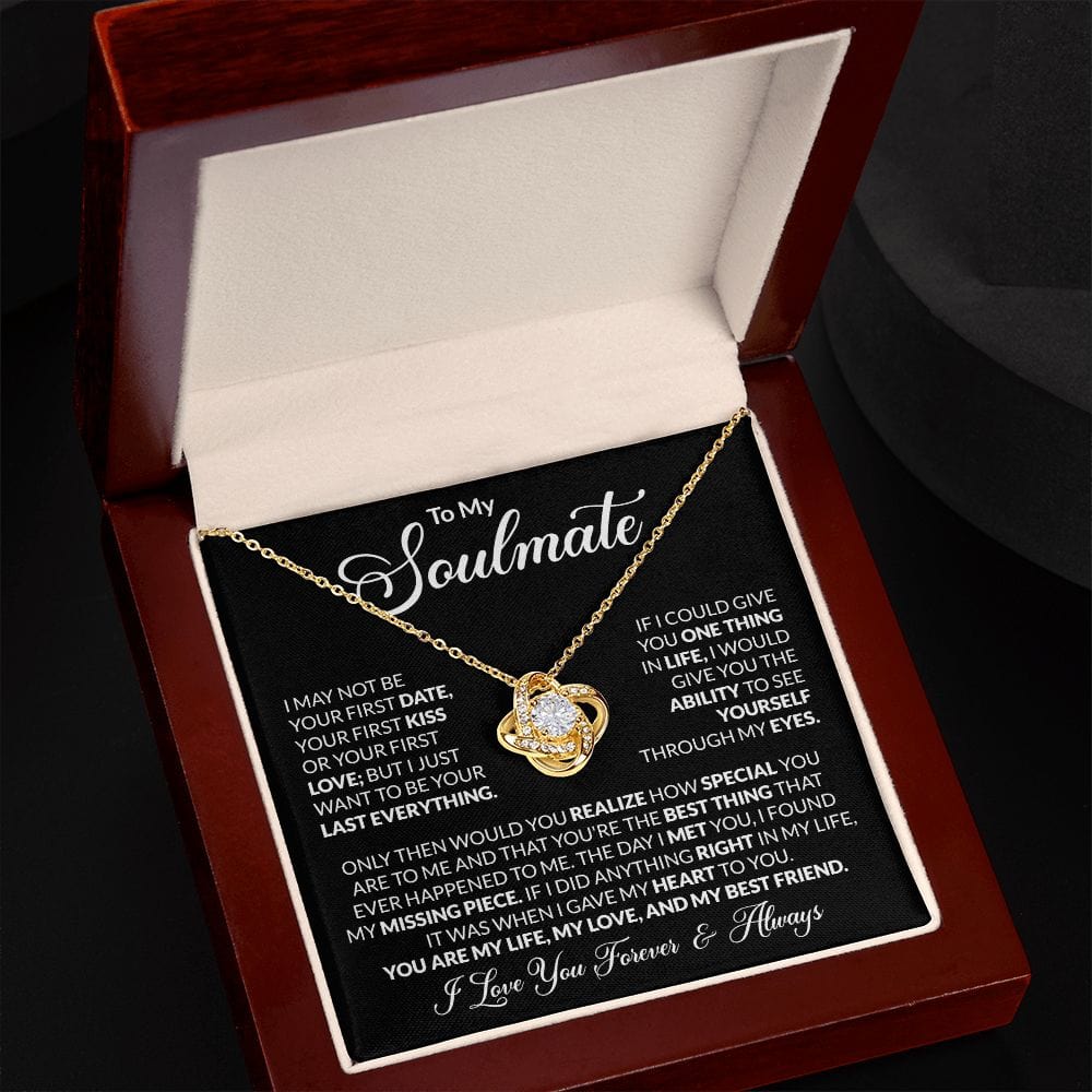 Soulmate Gift | To My Wife, Everything Love Necklace, Birthday, Anniversary, Mothers Day