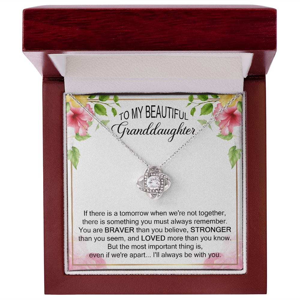 Granddaughter Gift - Necklace From Grandmother, Grandfather, Birthday, Graduation