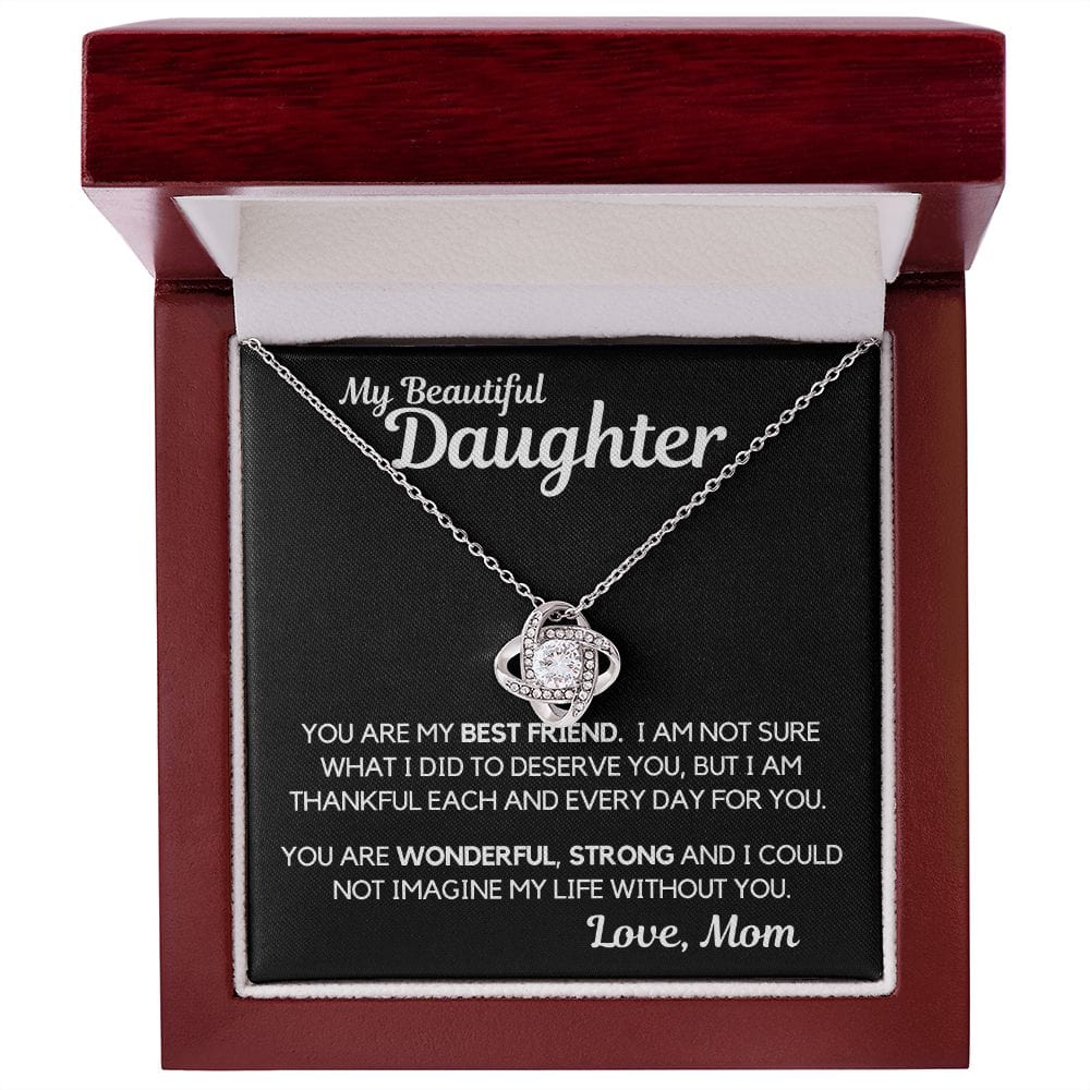 Daughter Gift | Necklace from Mom, To my Beautiful Daughter, Birthday, Graduation