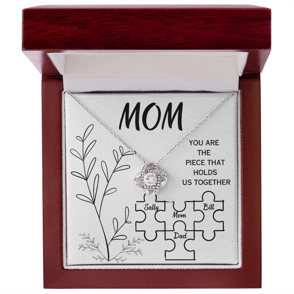 Mom Gift | Puzzle Piece Personalized Family Gift, Mothers Day, Birthday, From Family